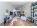 Spacious living room with high ceilings and hardwood floors at 12117 Frogs Leap Ct, Charlotte, NC 28277