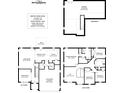 Detailed floor plan showcasing the layout of this home, including 4 bedrooms, a loft, and a 2-car garage at 1304 Pleasant Plains Rd, Matthews, NC 28105