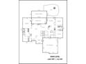 Main level floor plan shows 3 bedrooms and a 2-car garage at 1076 Fox Chase Dr, Newton, NC 28658