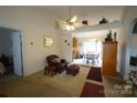 Open concept living area showing access to kitchen and bedroom at 2038 Mallard Creek Dr, Rock Hill, SC 29732