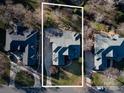 Aerial view showcasing home's size and curb appeal at 353 Killian Ct, Matthews, NC 28104