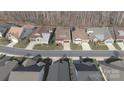 Aerial view of a residential neighborhood showcasing well-manicured lawns at 4774 Looking Glass Trl, Denver, NC 28037