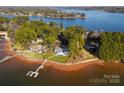 Waterfront property with expansive lake views and private dock at 111 Breezeview Pl, Mooresville, NC 28117