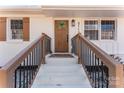 Inviting front entrance with steps and railing, leading to a charming front door at 5113 Grice Ct, Charlotte, NC 28210