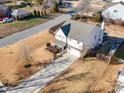 Two-story house with a fenced backyard and driveway at 6608 Brookgreen Ter, Matthews, NC 28104