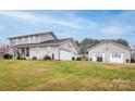 Two-story house with attached garage and manicured lawn at 4105 South Fork Ave, Hickory, NC 28602