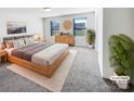Spacious main bedroom with carpeted floors and large windows at 241 Century Dr, Salisbury, NC 28147