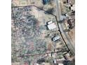 Aerial view showing house location and lot dimensions at 374 Zion Church Rd, Mount Gilead, NC 27306
