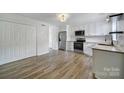 Modern kitchen with stainless steel appliances and wood countertops at 438 Stoneycreek Ln, Rock Hill, SC 29730