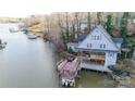 Lakefront A-frame home with private dock and boat slips at 5212 Bay Rd, Rock Hill, SC 29732