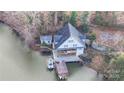 Lakefront A-frame home with private dock and boat slips at 5212 Bay Rd, Rock Hill, SC 29732