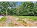 Scenic backyard showing cleared lot ready for landscaping and outdoor activities, creating a serene retreat at 1323 Christopher Cir, Rock Hill, SC 29730