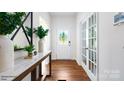 Bright entryway with hardwood floors and French doors at 130 Paige Rd # 12, Kings Mountain, NC 28086