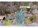 Aerial view of property showcasing the lot and surrounding neighborhood at 1418 Nottingham Rd, Kannapolis, NC 28081
