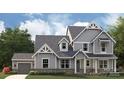 Gray two-story house with white accents and a two-car garage at 5053 Townsend Rd, Lancaster, SC 29720