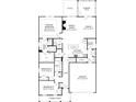 Main floor plan showcasing a spacious kitchen and primary bedroom suite at 4002 Grace Pointe Dr # 106, Indian Trail, NC 28079