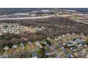 Property's aerial view showing house location and neighborhood at 1529 Brookgreen Ave, Statesville, NC 28677