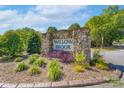 Stone entrance sign for Willow Brook community at 1652 Brook Dr, Fort Mill, SC 29708