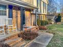 Brick steps leading to the front entrance of the home at 206 King Henry Ln, Gastonia, NC 28056