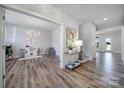 Bright foyer with hardwood floors and access to playroom at 925 Gray Hook Dr, Fort Mill, SC 29708