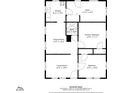Floor plan highlighting a 1001 sq ft home with multiple bedrooms and a living room at 611 Clarinda St, Rock Hill, SC 29730