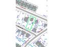 Aerial view showing lot location and dimensions at 2824 N Brevard St, Charlotte, NC 28205