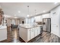 Spacious kitchen with stainless steel appliances and granite countertops at 1009 Chapman St, Indian Trail, NC 28079