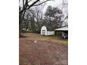 Large backyard with two storage sheds at 7119 Neal Rd, Charlotte, NC 28262