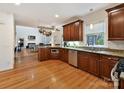 Spacious kitchen with granite countertops and stainless steel appliances at 8839 Blooming Arbor St, Huntersville, NC 28078