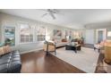 Bright living room with hardwood floors and comfy seating at 2514 Ringwood St, Charlotte, NC 28208