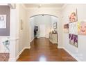 Hardwood floor entryway with access to both living and dining rooms at 1147 Wagner Ave, Fort Mill, SC 29715