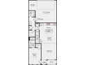 First floor plan showing kitchen, dining, gathering room, garage, and two bathrooms at 3111 Beacon Heights Rd, Indian Land, SC 29707
