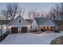 Lakefront home with attached garage and expansive driveway at 42610 Moonshine Dr, New London, NC 28127