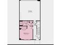 Lower level floorplan with garage, bedroom, bathroom, and storage at 5033 Westmead Ln, Charlotte, NC 28262