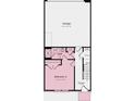 Lower level floor plan featuring bedroom, bath, and garage at 5029 Westmead Ln, Charlotte, NC 28262