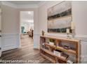 Open entryway with view into dining area at 4268 Black Ct # 229, Harrisburg, NC 28075