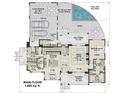 Detailed main floor plan showcasing an open layout with a 3-car garage, kitchen, dining, and Primary suite at 6515 Rehobeth Rd # 2, Waxhaw, NC 28173