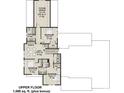 Detailed upper floor plan featuring bedrooms, a loft, bonus room and bathrooms at 6515 Rehobeth Rd # 2, Waxhaw, NC 28173
