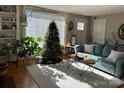Spacious living room with hardwood floors and large window at 916 Maple Ave, Salisbury, NC 28144