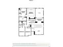 Second floor plan featuring primary bedroom suite, laundry, homework center, loft, and additional bedrooms at 604 Hyder Trl, Tega Cay, SC 29708