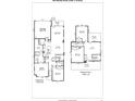 Two-story home floor plan, showing 2787 sq ft of space at 703 Marion Dr, Matthews, NC 28105