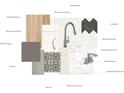 A showcase of the interior design elements, including flooring, cabinetry, backsplashes, countertops, and fixtures at 309 Old Town Village Rd, Waxhaw, NC 28173