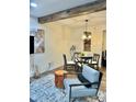Charming dining area with a glass table and four chairs at 8838 Hunter Ridge Dr, Charlotte, NC 28226