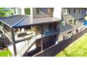 Multi-level patio with comfortable seating, ideal for outdoor entertaining, and relaxing at 1214 S Kings Dr # A, Charlotte, NC 28207