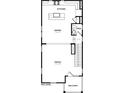 Mid level floor plan features a kitchen, dining area, Gathering room, and balcony at 425 Delburg Mill Alley Dr, Davidson, NC 28036