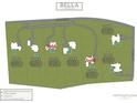 Bella Ridge lot map showcasing available and sold homes, highlighting lot sizes and features at Lot 6 Holbrook Rd, Fort Mill, SC 29715