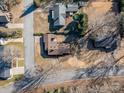 Bird's eye view of the house and surrounding area at 401 Kenwood Ave, Cherryville, NC 28021