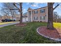 Two story house, landscaped yard, and driveway at 505 Viking Sw Dr, Concord, NC 28025