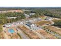 Aerial view of new townhome construction at 1182 Lost Cove Rd, Indian Land, SC 29707