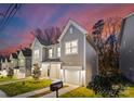 New construction townhouses in a quiet neighborhood setting at 3108 Amay James Ave, Charlotte, NC 28208